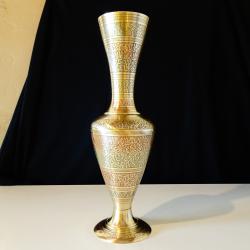 Бронзова ваза, клетъчен емайл 31 см.