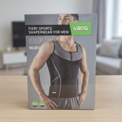 Оформящо спортно облекло за мъже със сауна ефект