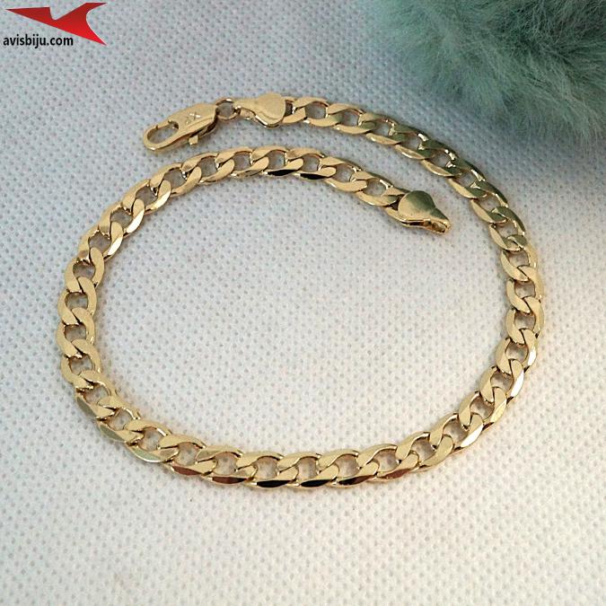 Гривна с 14К златно покритие