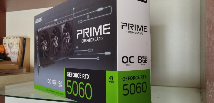 Видеокарта Asus Prime RTX 5060 OC 8GB Gddr7 Чисто Нова Гаранция 36м.