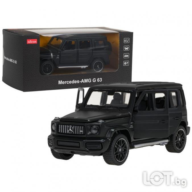Метална количка Mercedes-benz AMG G63 1 32  Pull-back, светлини и зву