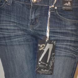 нови дънки слим Zip Jeans