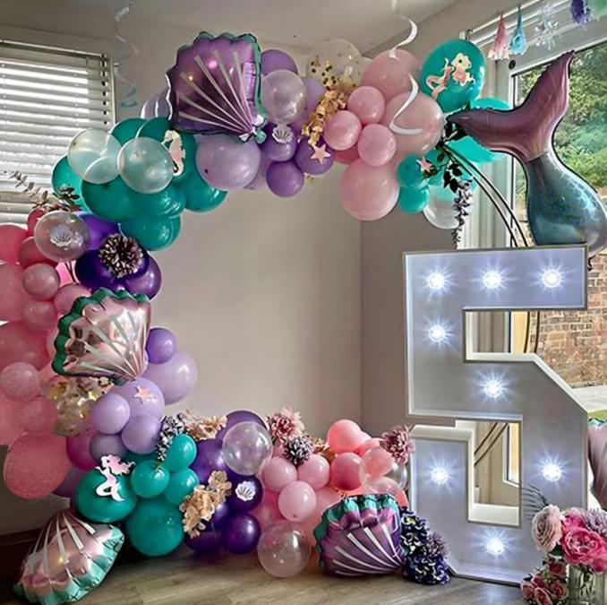 Комплект балони  97 елемента за приказна декорация