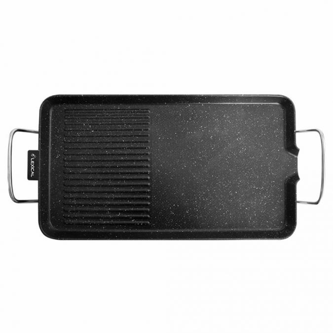 Електрически грил Lexical Lbq-2591 с незалепващо гранитно покритие  Б