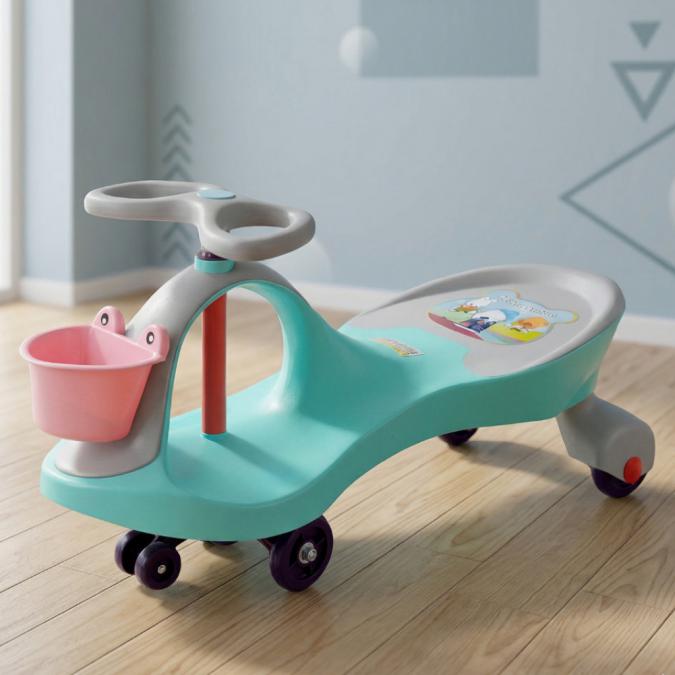 Детска гравитационна кола без педали  забавление без батерии, безопас
