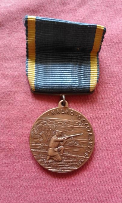 Шведски Военен орден, медал, знак - за точна стрелба - 3