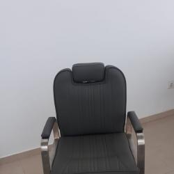 Бръснарски стол Neptuno - plateado - тъмно сив