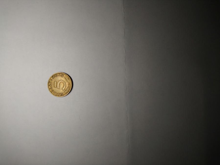 Монета 5 райхпфенинга 1937 г.