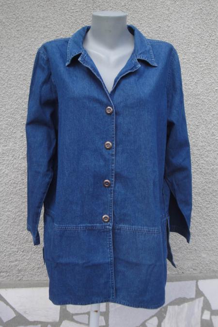 3XL Нова дънкова риза сако Main Street