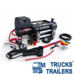 Електрическа лебедка със синтетично въже Presko Raptor 13.500 24V