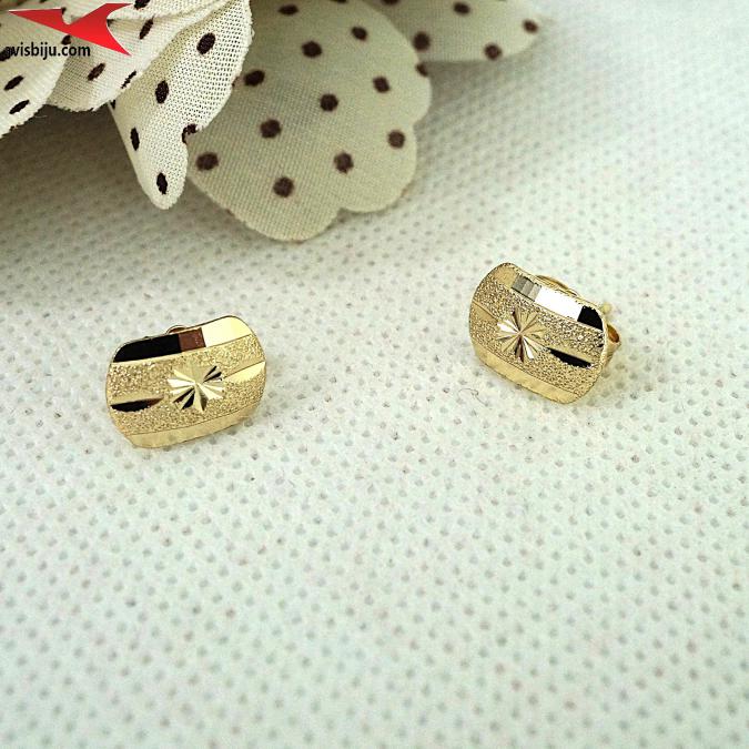 Обеци с 14К златно покритие