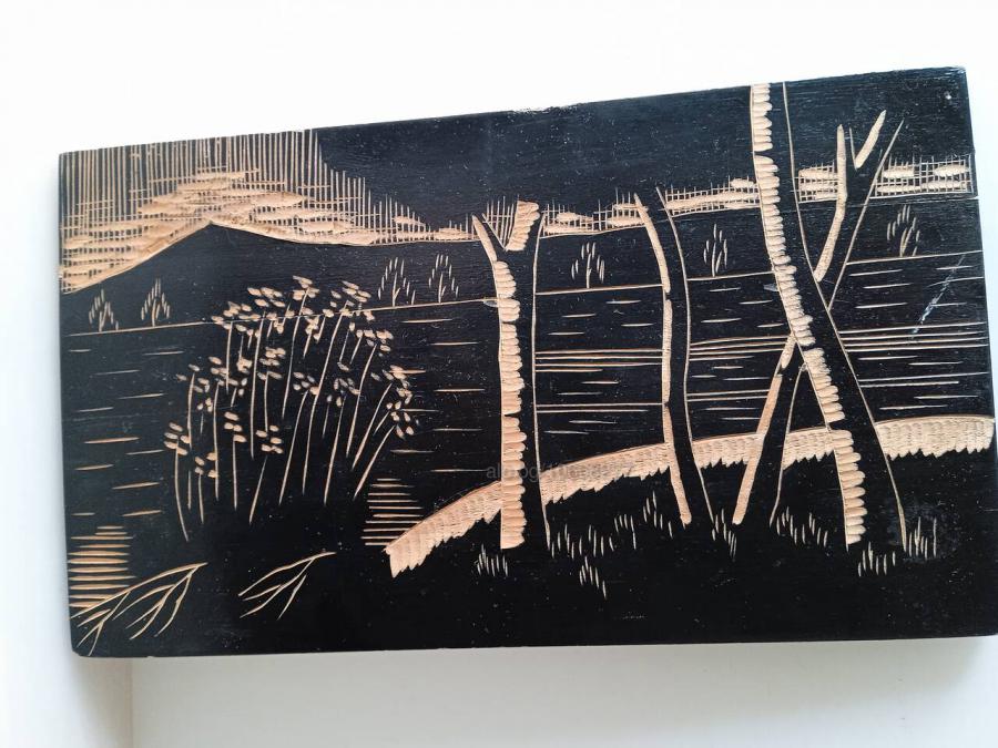 Картина дърворезба 1970 г.