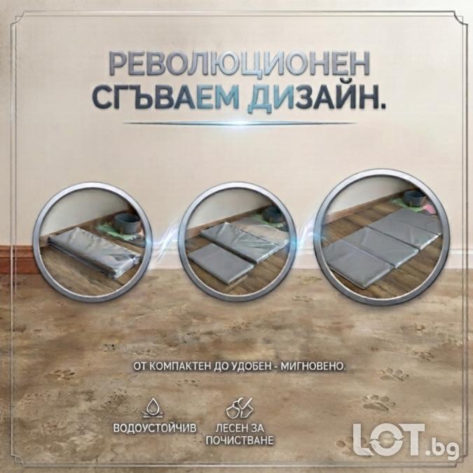 Охлаждаща гел подложка за кучета XXL 110  70 см  Сгъваема, водоустой