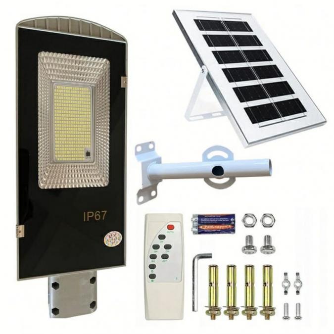 Соларна LED улична лампа Ip67  50W  100w  300w мощна светлина без с