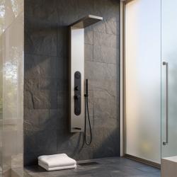 Хидромасажен душ панел от неръждаема стомана Silver Light Sh19