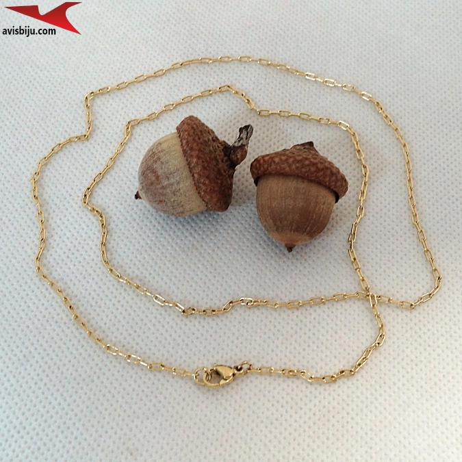 Синджир с 14К златно покритие