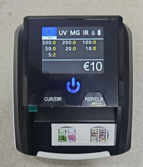 Автоматичен детектор за банкноти Al-136t  UV  MG  IR проверка с вгр