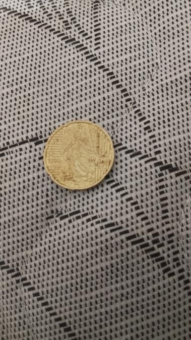 Френска евро монета от 20евро цента 1999г