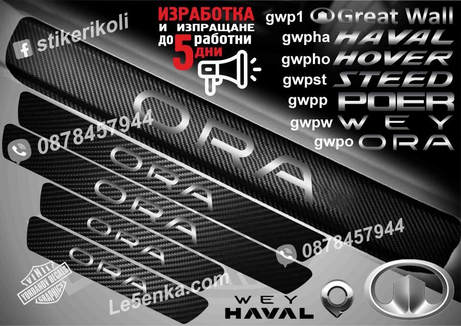 GWM Ora прагове от карбон