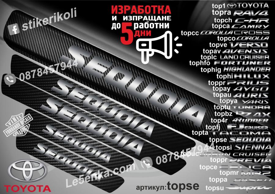 Toyota Sequoia прагове от карбон