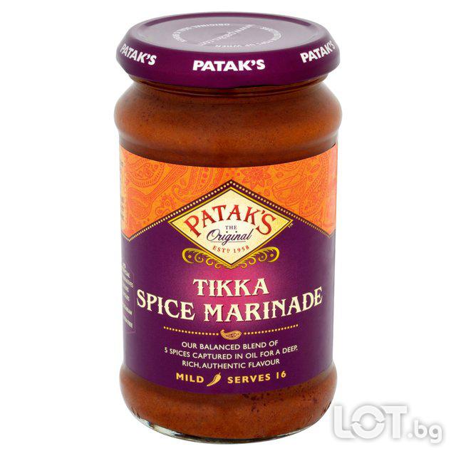 Patak Tikka Spice Marinade Патак Леко Люта Тика Паста 300г