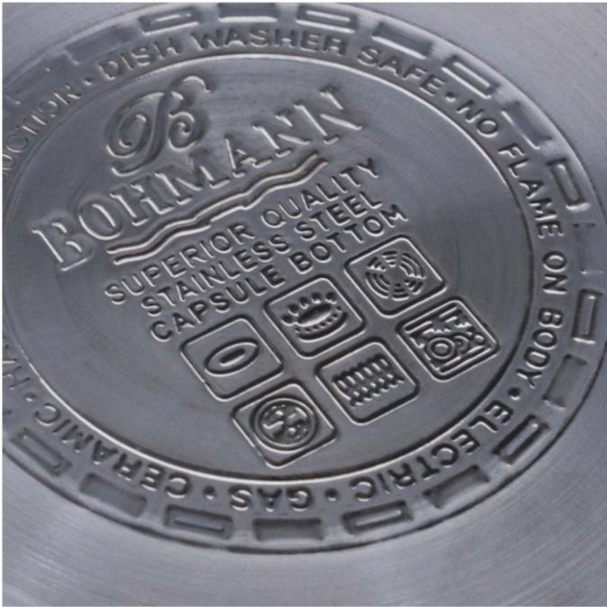 Комплект тенджери Bohmann BH 06-275  6 части от инокс за индукция и у