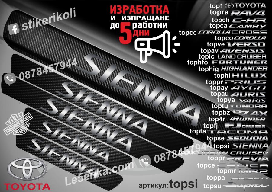 Toyota Sienna прагове от карбон