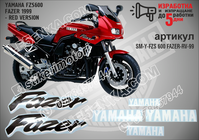 Yamaha Fzs600 Fazer 1999 - RED Version