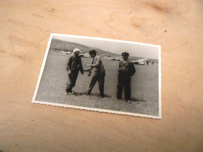 Стара снимка с планери. Самолети. Авиация. Авиатори. Летище.