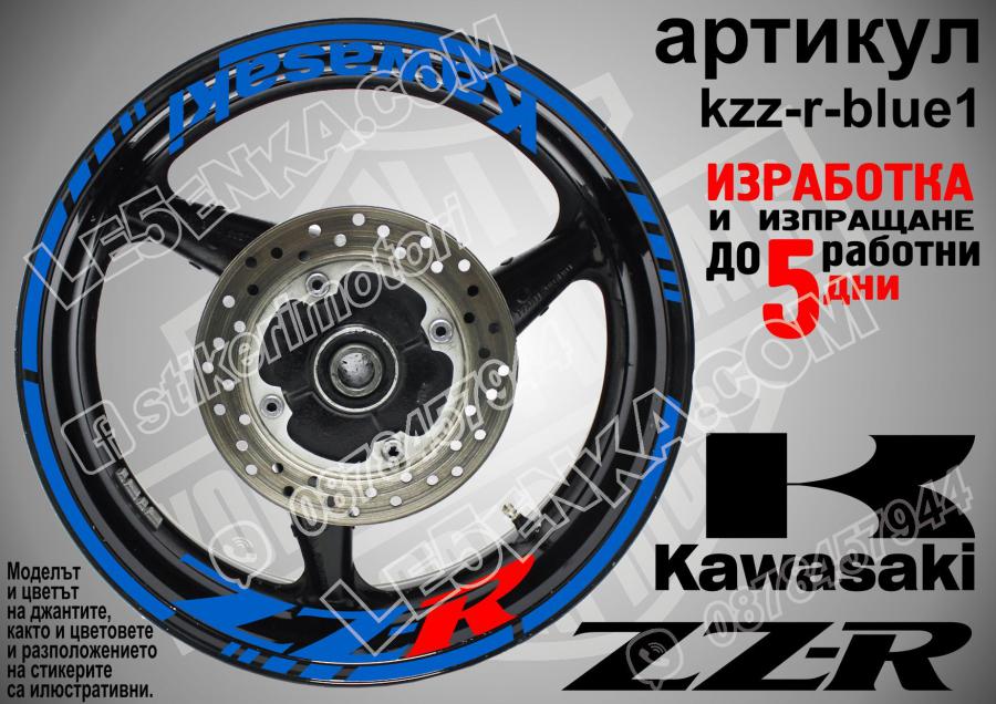 Kawasaki ZZR Blue