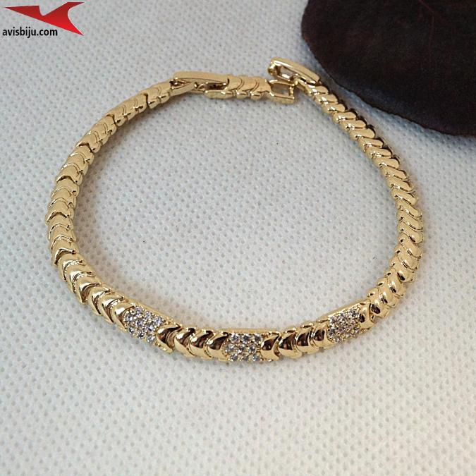 Гривна с 14К златно покритие