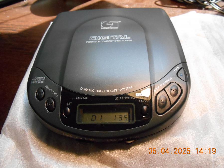 General Technic Gt9839 car Discman set - vintage 86
