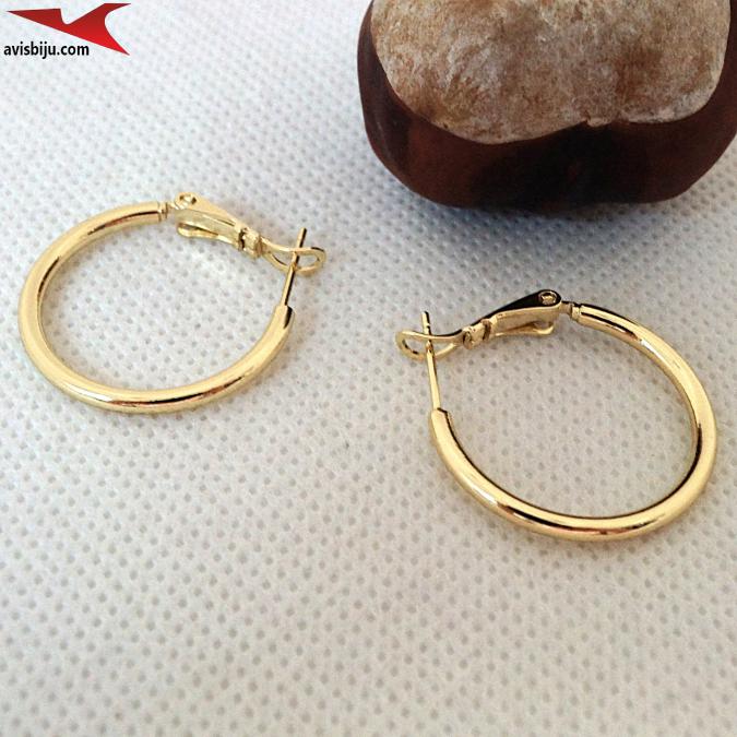 Обеци с 14К златно покритие