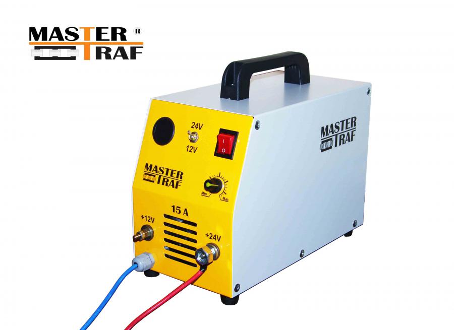 Българско зарядно трансформаторно устройство за акумулатор 12V 24V 15A