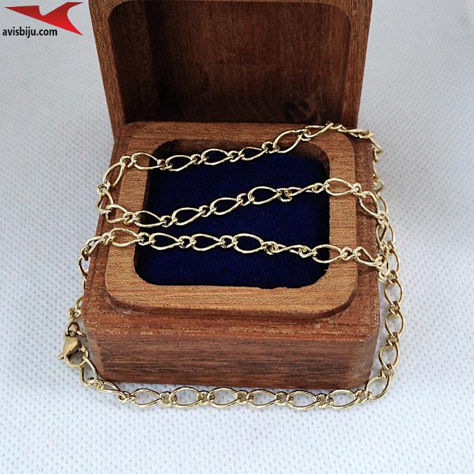 Синджир с 14К златно покритие