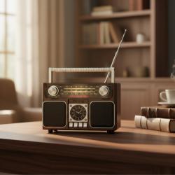 Портативно соларно радио Meier Md-1306bt-s Bluetooth, Usb, FM AM SW,