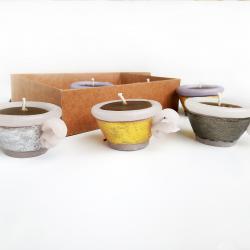 Ароматни чаени свещички чашки с кафе 6 бр, за вашия дом