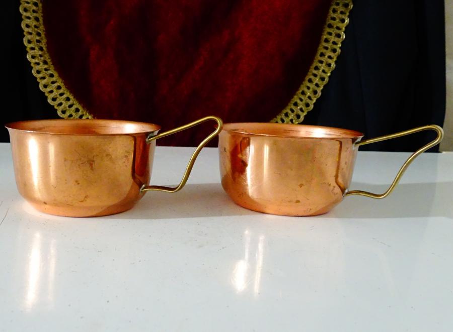 Медни чаши 130 мл., чиста мед.