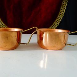 Медни чаши 130 мл., чиста мед.