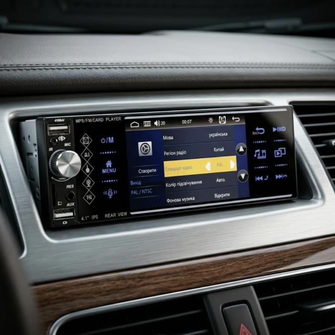 Авторадио Pioneer 4168t 1din с 4.1 Сензорен екран, Bluetooth, 3x Usb,