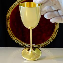 Месингова чаша, бокал 14 см.