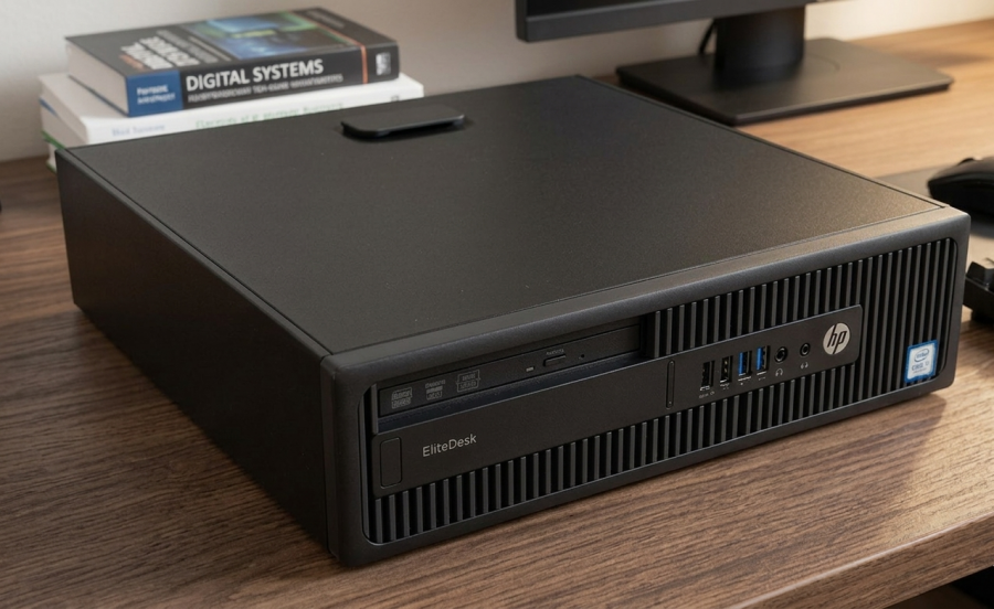 Продавам компютър HP Elitedesk 800 G2 SFF i5-6500 16gb Ddr4 SSD 256gb