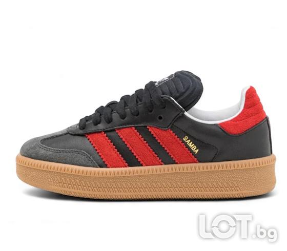 Adidas Samba XLG Core Black Better Scarlet