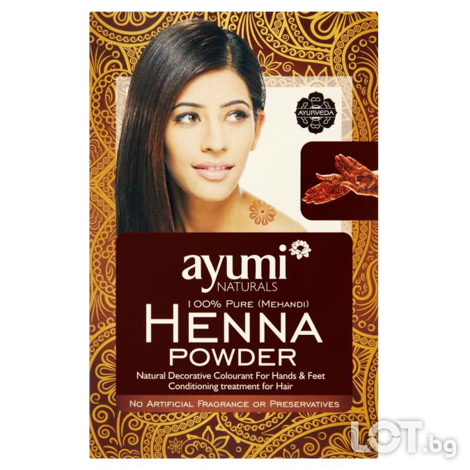 Ayumi Natural Henna Powder Аюми Натурална Къна 100гр