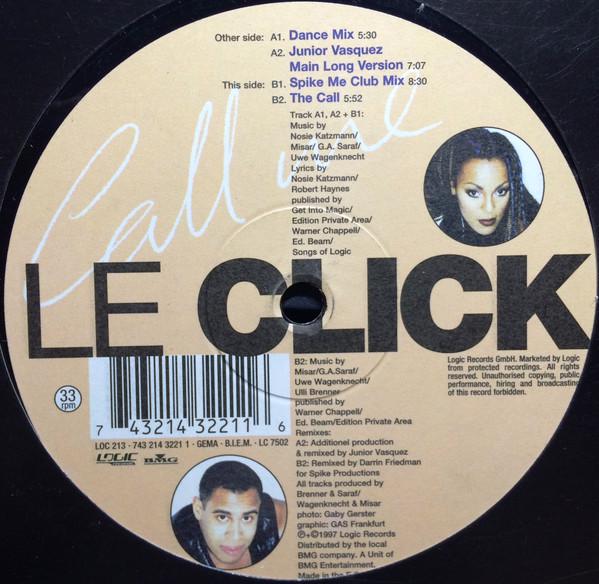 Le Click  Call Me, Vinyl 12, 33  RPM