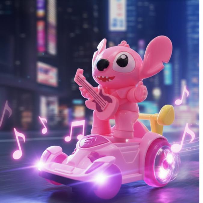 Светеща количка със Stitch  играчката, която движи въображението