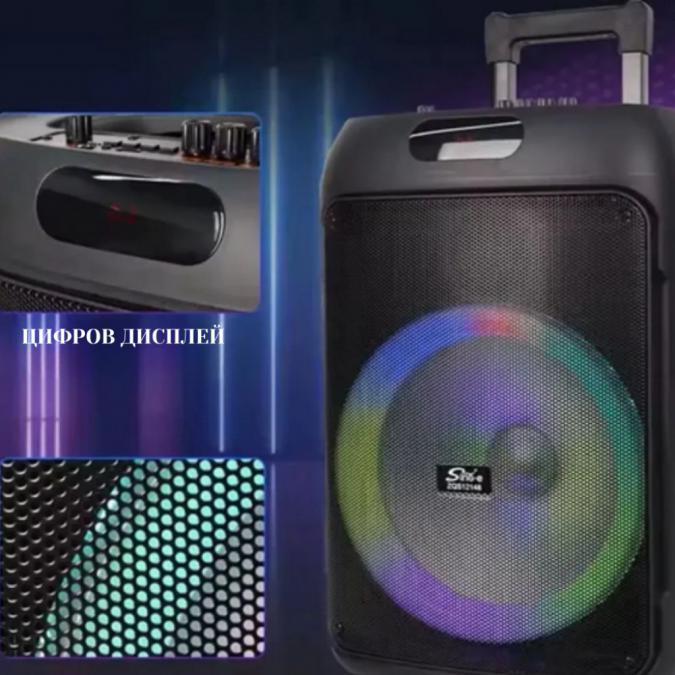 Преносима караоке тонколона Sing-e Zqs12148 12  с мощен бас