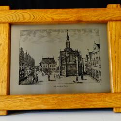 Оригинална литография Grasoli Solingen на стария Osnabr ck.