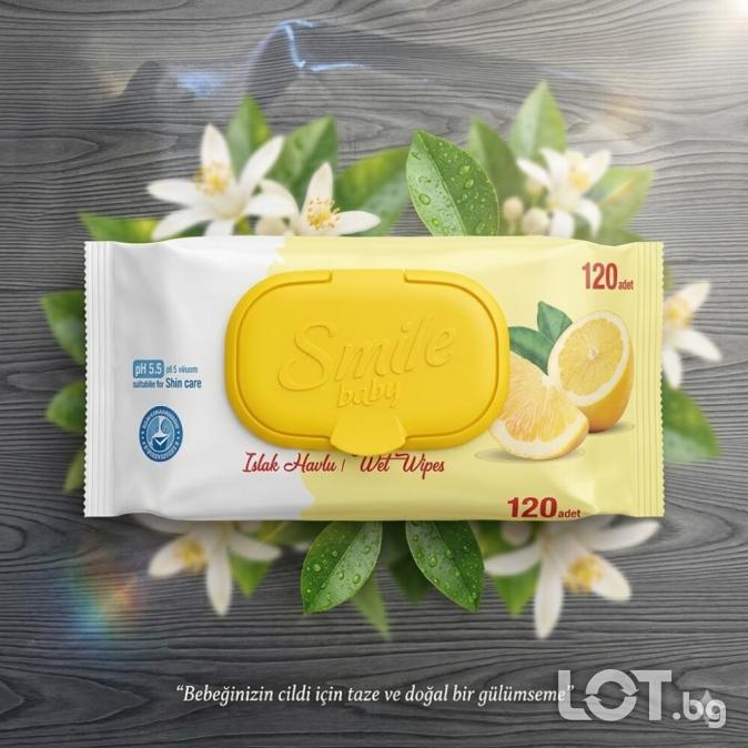 Мокри кърпи х 120 бр.