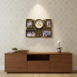 Рамка за снимки с часовник 2 в 1 - Дървото на живота